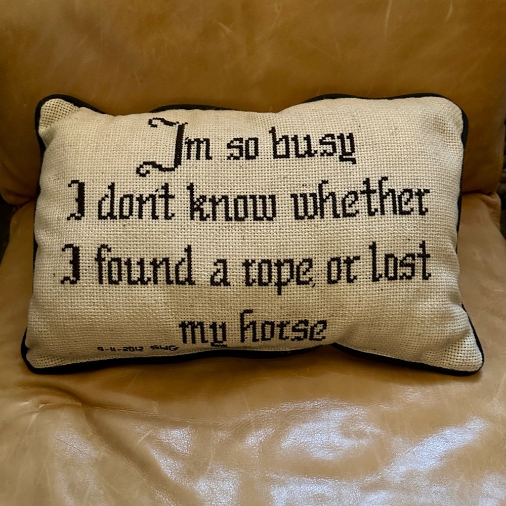 Accent Pillow • Handmade by my Grandmama